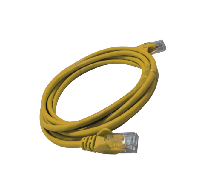 Cabos de Rede Patch Cord RJ45 - RJ45 CAT5E 91410 Amarelo Nexans