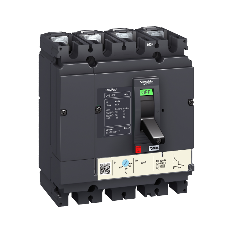 Disjuntor Easypact Cvs100f Tm25d 3p CVS100F3025 Schneider