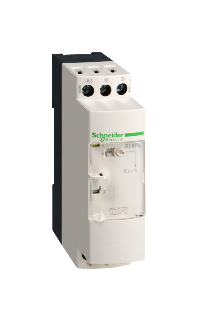 Relé Temporizador Eletrônico Ao Repouso 110a 240vca RE8RA11FU Schneider