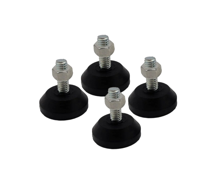 Kit de Pés Niveladores para Rack 19 Rdtelecom