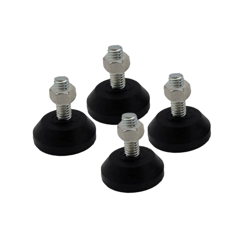 Kit de Pés Niveladores para Rack 19 Rdtelecom