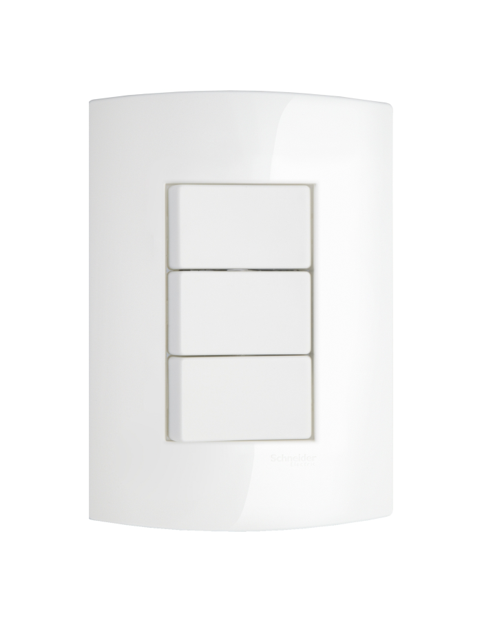 Conjunto 2 Interruptores Simples + 1 Interruptor PRM224512 Schneider