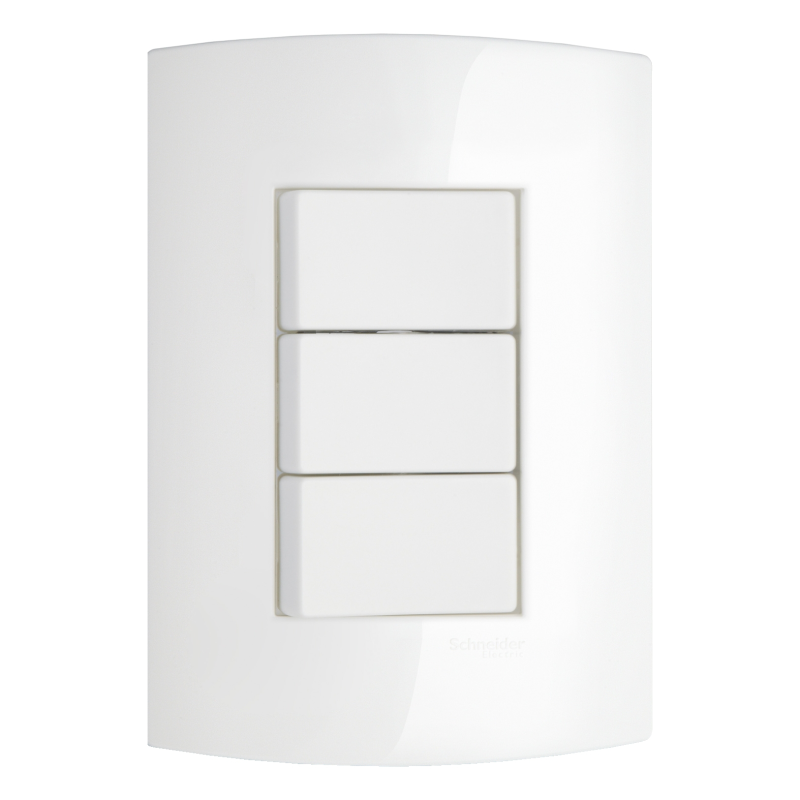 Conjunto 2 Interruptores Simples + 1 Interruptor PRM224512 Schneider
