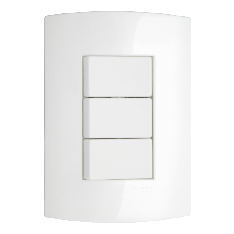 Conjunto 1 Interruptor Simples, 2 Interruptores PRM245211 Schneider