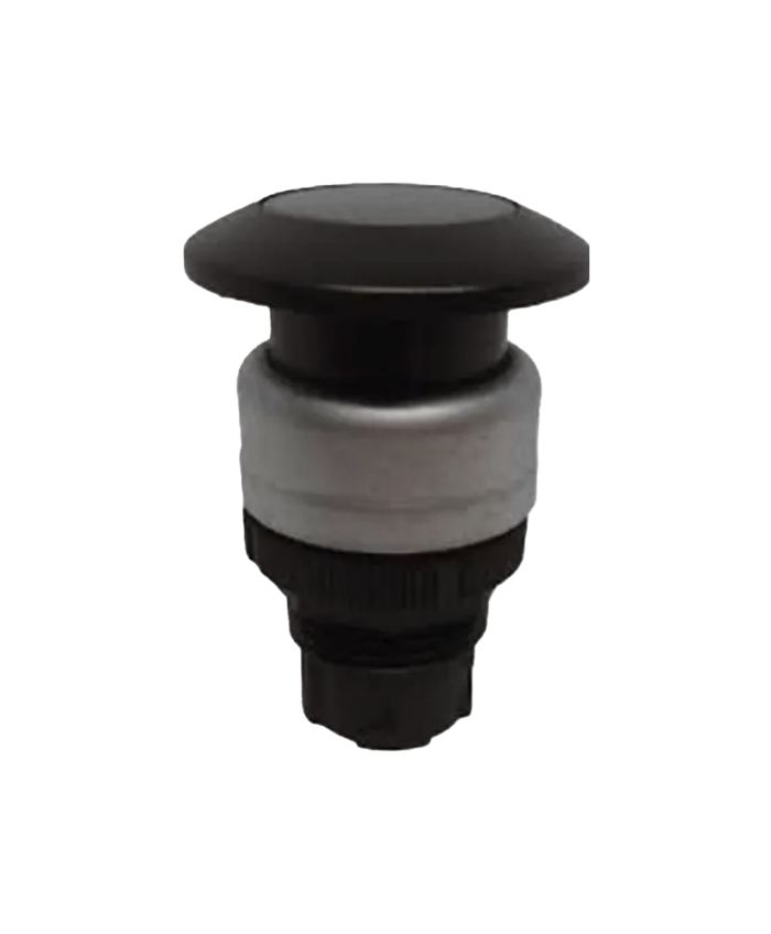 Botão 30MM Preto Cogumelo Cromado C3 36/01 Ace Schmersal
