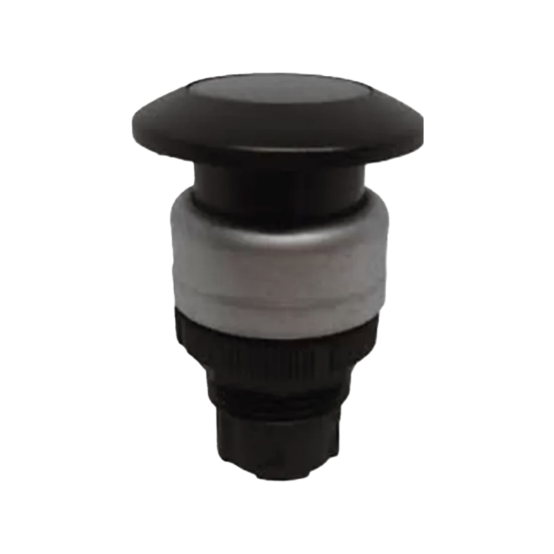 Botão 30MM Preto Cogumelo Cromado C3 36/01 Ace Schmersal