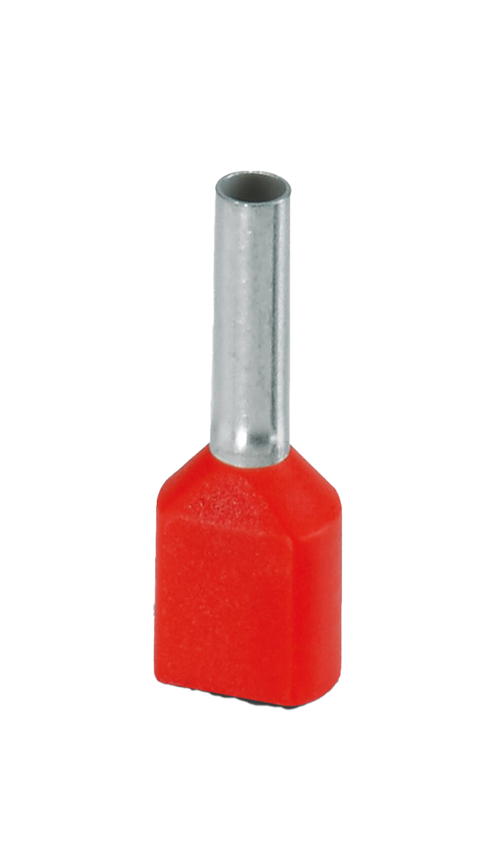 AI-TWIN 2X 1 - 8 RD - Terminal tubular 2x1 mm² - 3200810