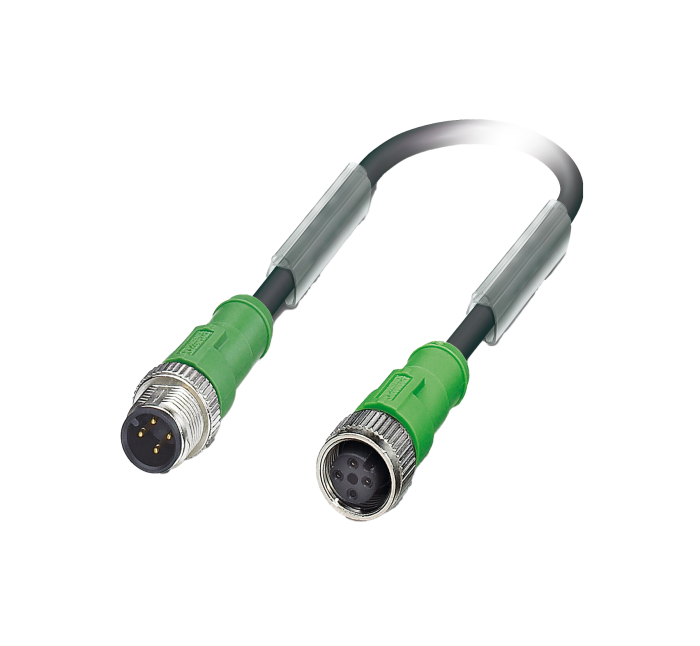 SAC-4P-M12MS/ 2,0-PUR/M12FS - Cabo sensor/atuador - 2 MT - 1693571