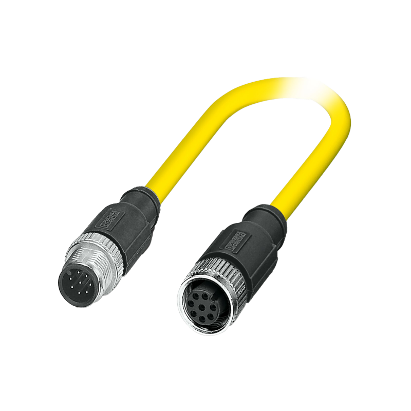 SAC-8P-M12MS/ 0,5-542/M12FSSH - Cabo sensor/atuador - 50 cm - 1406068