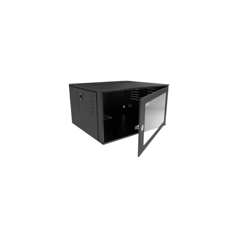 Rack Parede 19 06u 450mm Preto Rdtelecom