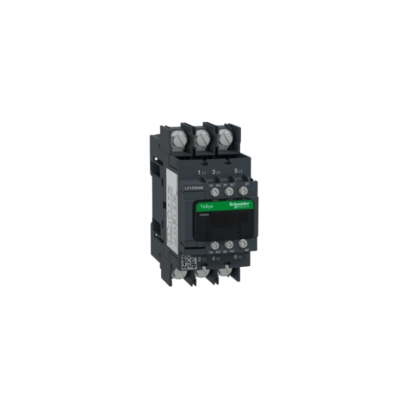 CONTATOR TRIPOLAR TESYS DECA EVERLINK 50A 1NA+1NF OLHAL 110VCA