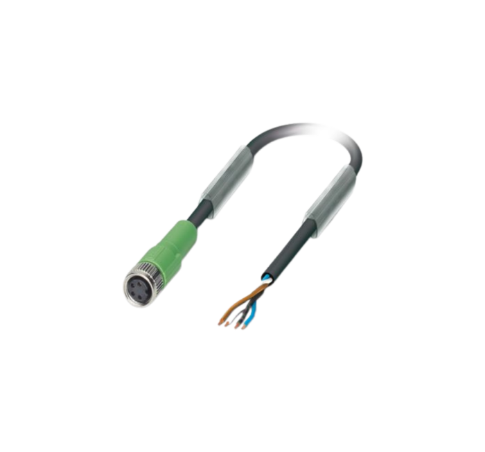 SAC-4P- 5,0-PUR/M 8FS - Cabo sensor/atuador M8 4P - 5MT - 1681868