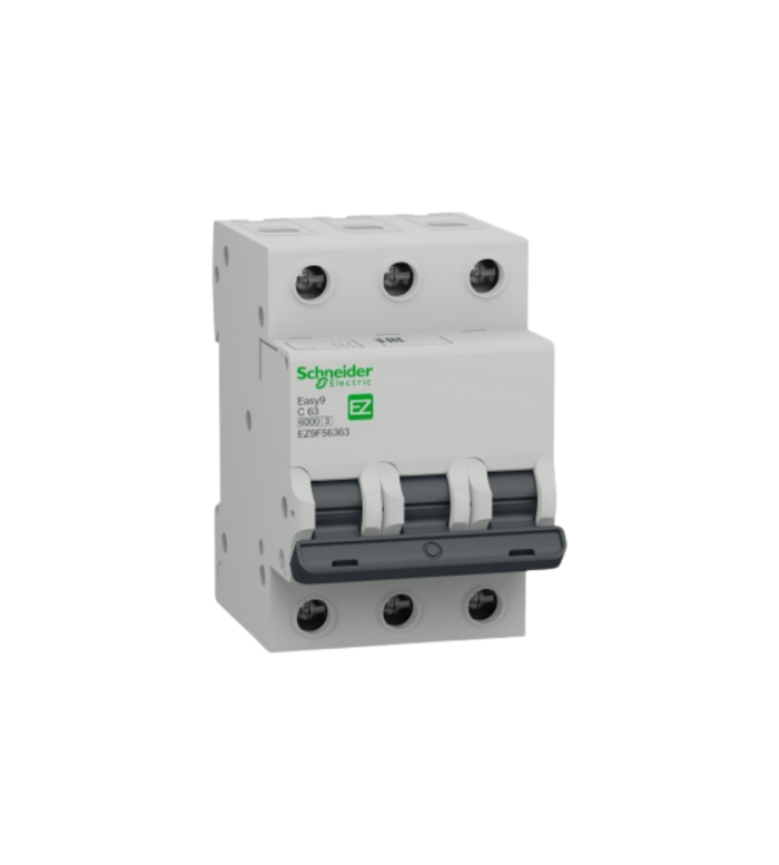 Disjuntor DIN 03PX063A C 400V EZ9F56363