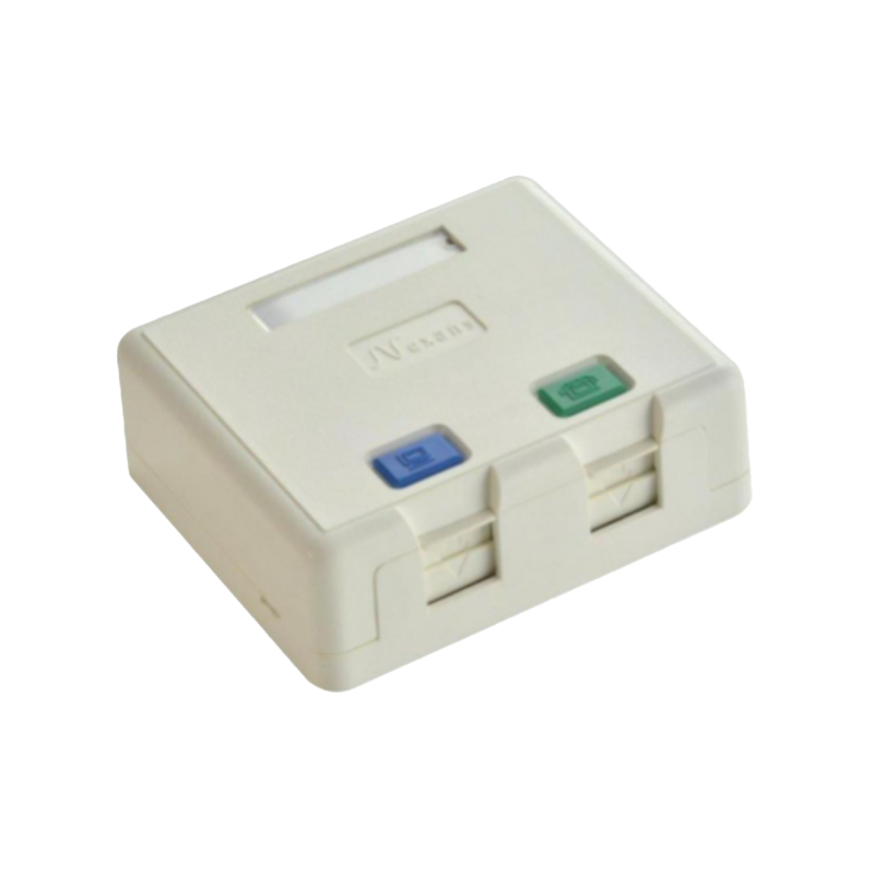 Caixa De Superfície Para 2 Tomadas RJ45 Nexans 90279