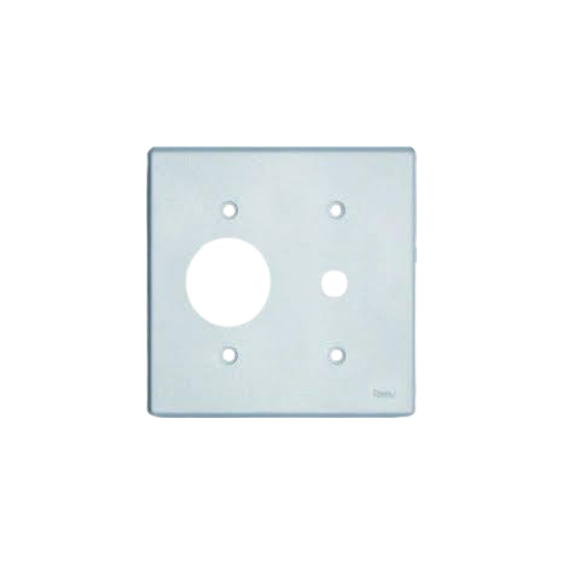 PLACA 4X4 1 POSTO REDODNDO+FURO PRM4584B