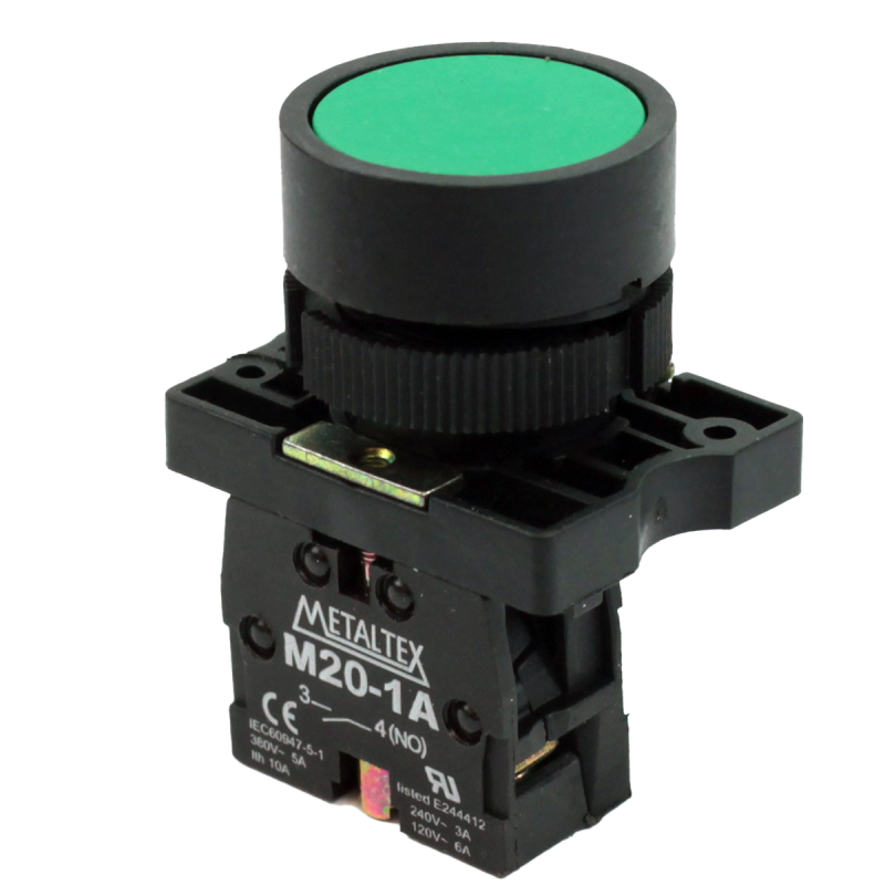Botao 22Mm² Faceado Na Vd P20Afr-G-1A