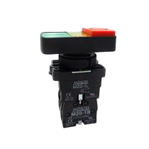 Botao 22Mm Duplo Vd/Vm Naf P20Idl-Y-1C