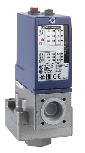 PRESSOSTATO C/E 0,3A 2,5BA BORNES XMLB002AS11