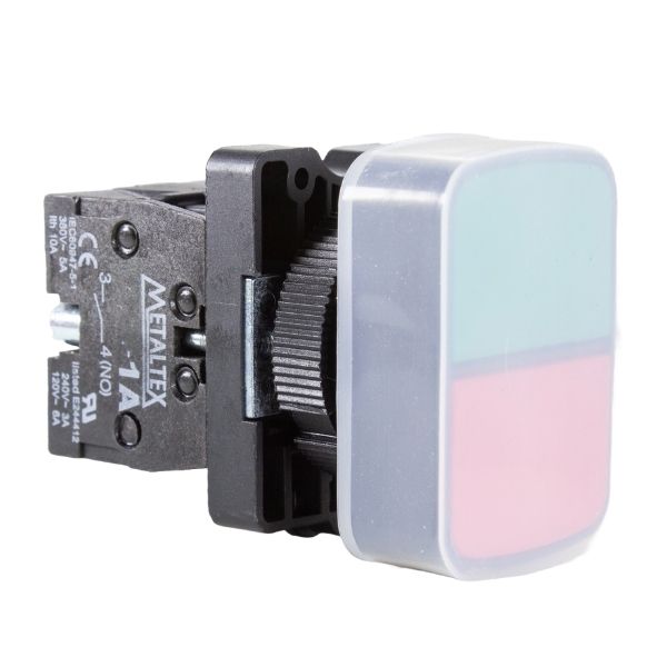 Botao 22Mm Duplo Vd/Vm Naf P20Apl-1C