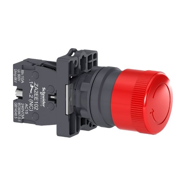 Botao 22Mm² Emergencia Nf Vm Xa2Es442