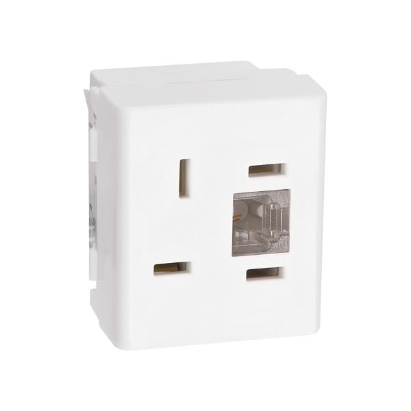 Modulo Tomada 4P Tel C/Rj-11 2F Prm47401