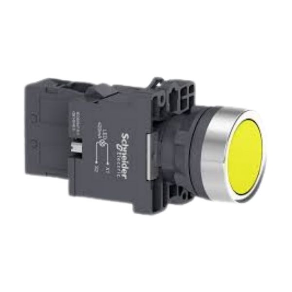 Botao 22Mm Luminoso Plastico Am Xa2Ew35M1