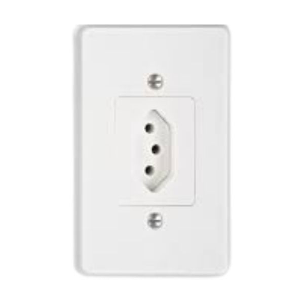 Tomada 2P+T 20A Pl/Br Prm715B