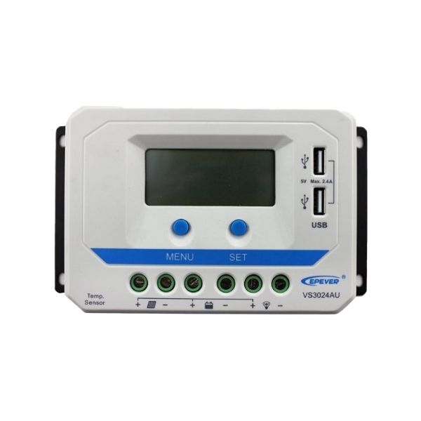Controlador Carga Pwm 30A 12/24V Vs3024Au