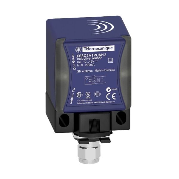 Sensor Indutivo M12 Xs8C2A1Pcm12
