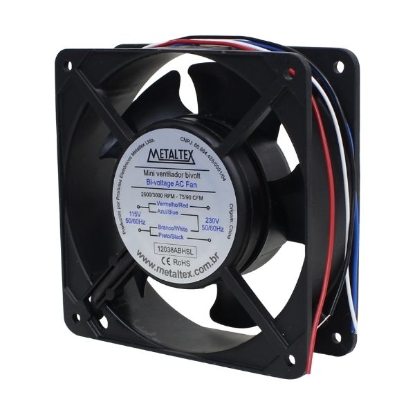 Ventilador 120X120X38Mm 115/230Vca 12038Abhsl