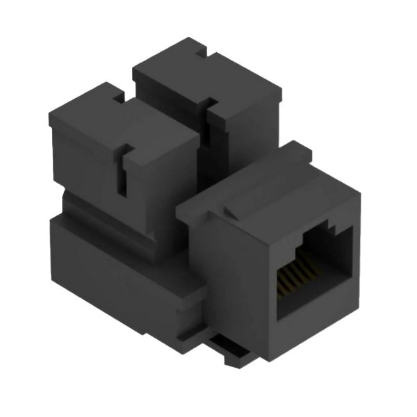 Conector Rj45 Cat5E 8V Femea Pt