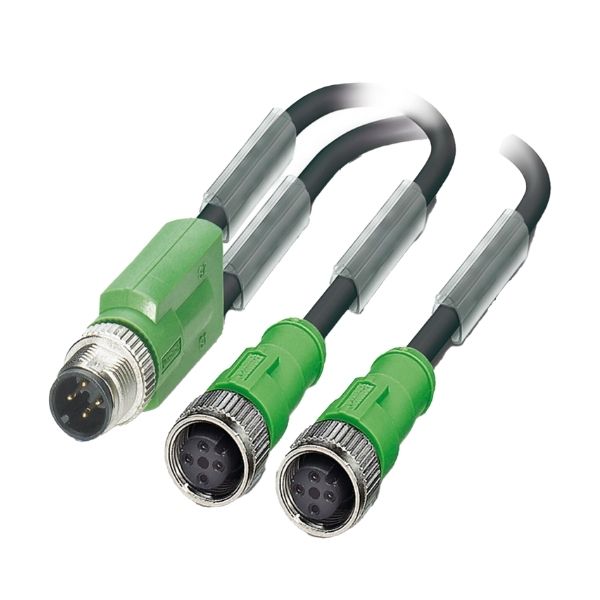 Cb Sac-4P-M12Y/2X0,3-Pur/M12Fs Vp 1510722