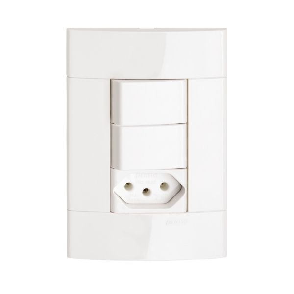 Interruptor 02 Tc Simp+Tom 2P+T 10A Prm04472