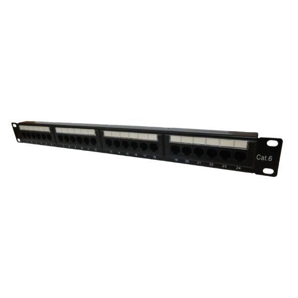 Patch Panel Cat5E 24P Rj45 19 Pt Carreg 90272