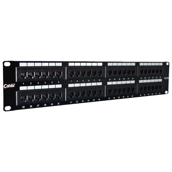 Patch Panel Cat5E 48P Rj45 19 Pt