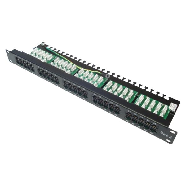 Patch Panel Cat3 Voice 50P Rj45 Idc P/19