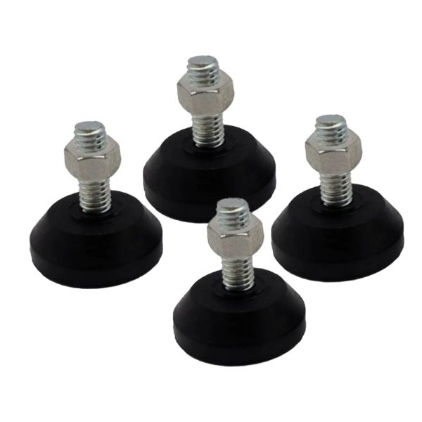 Kit De Pes Niveladores P/Rack 19 04Pcs