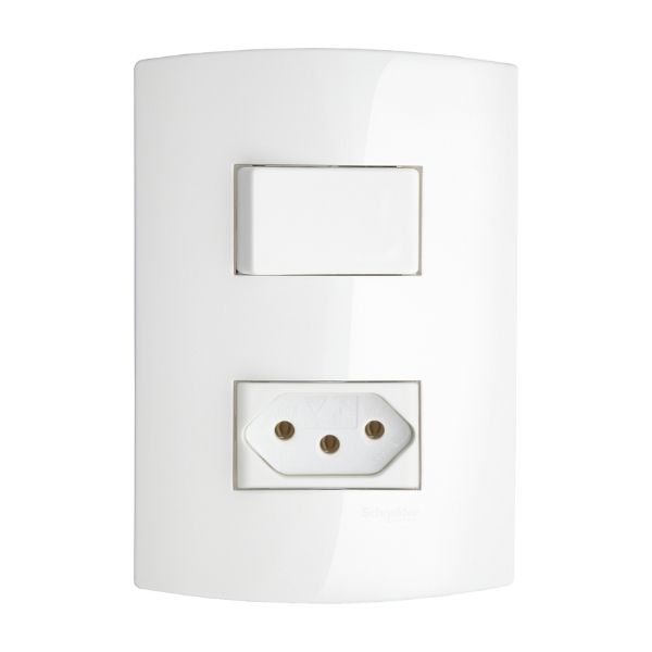 Interruptor Paralelo+Tomada 2Pt 10A Prm245247