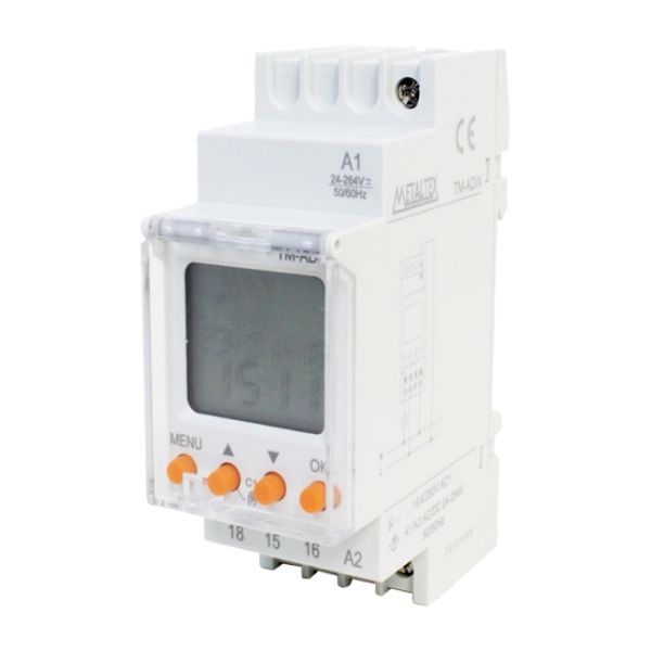 Programador Horario Digital 24-240V Tm-Adin