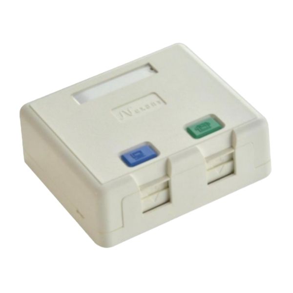 Caixa De Superficie P/02 Tomadas Rj45 90279