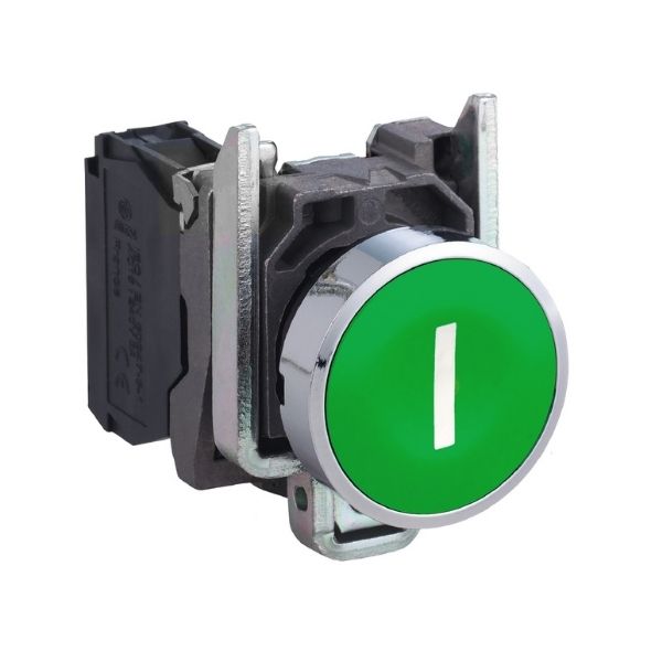 Botao 22Mm Metalico A Impulsao Vd Xb4Ba3311